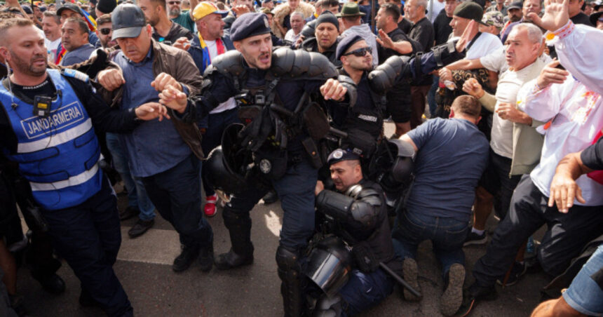 inca 14 persoane propuse pentru arestare dupa violentele de la protestul fermierilor din piata victoriei alte 10 sunt deja in arest 6ab3cbb1c8239