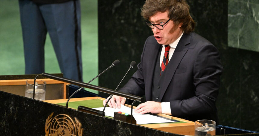 video javier milei dezlantuit la tribuna onu o organizatie inutila care nu serveste decat la a alimenta o casta de paraziti 6ab4f30450104