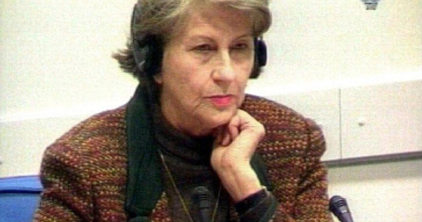 a murit biljana plavsic fosta presedinta a sarbilor bosniaci condamnata pentru crime de razboi 6abe62116ea28
