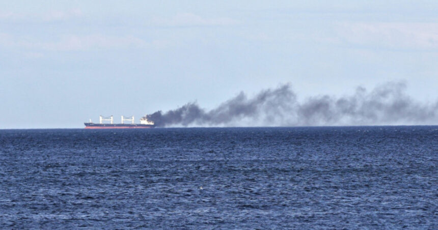 atac cu drone in marea neagra asupra unei nave care se indrepta spre constanta martorii spun ca a izbucnit un incendiu la bord 6ae1f389c6878