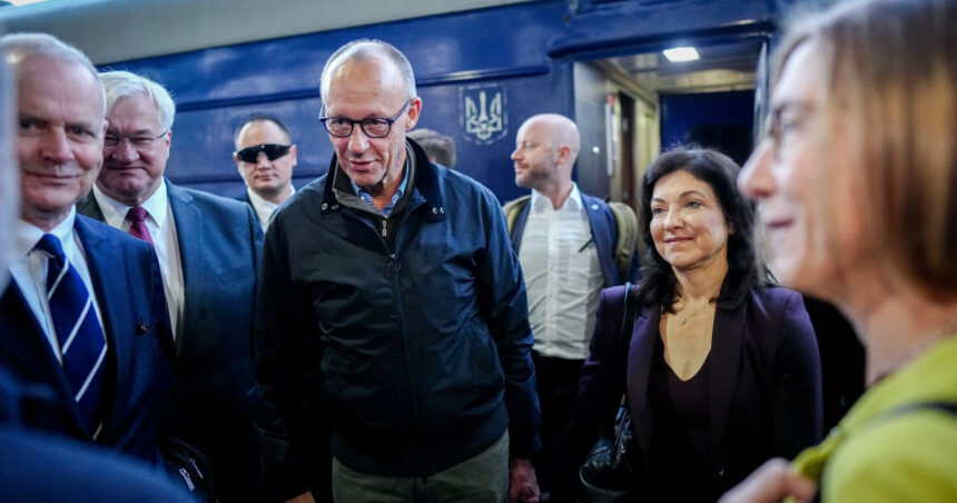 cancelarul german friedrich merz in vizita la kiev daca rusia nu este oprita masinaria de razboi se va intoarce impotriva noastra 6ac1fb29f29e9