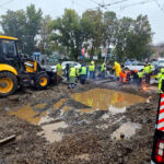 foto au inceput lucrarile de modernizare a intersectiei calea rahovei soseaua progresul trasee de tramvai modificate 6ae47a6af303a