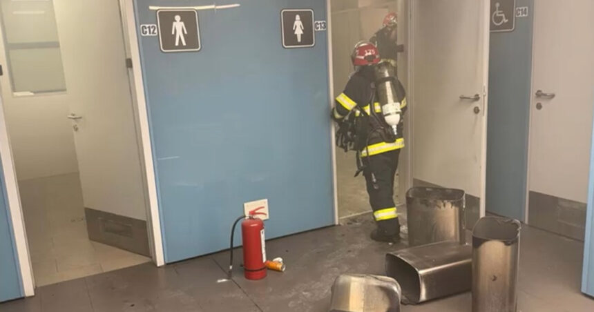 incendiu la aeroportul otopeni focul ar fi fost pus intentionat de o femeie 6ae30267408bf