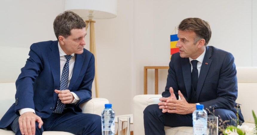 nicusor dan s a intalnit cu emmanuel macron i am transmis ingrijorarea fata de atacurile cu drone asupra navelor din marea neagra 6ad34fe2933ab