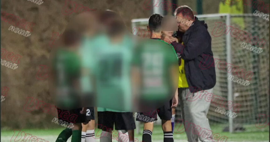 video caz revoltator la un meci de fotbal pentru juniori un copil a fost strans de gat de antrenor dupa o pasa gresita ce spune barbatul 6aca0e59c6e11